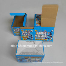 Impresión personalizada de papel corrugado Caja de embalaje plegable E-Flute caja de cartón corrugado